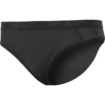 Dámské termo spodní prádlo Sensor Double Face dámské kalhotky černá XXL