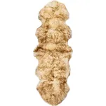 vidaXL Marketos Koberec z ovčí kůže 60 x 180 cm hnědý žíhaný