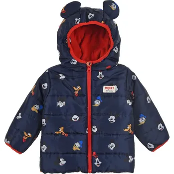 Kojenecká bunda Chlapecká zimní bunda MICKEY MOUSE tmavě modrá Velikost: 68