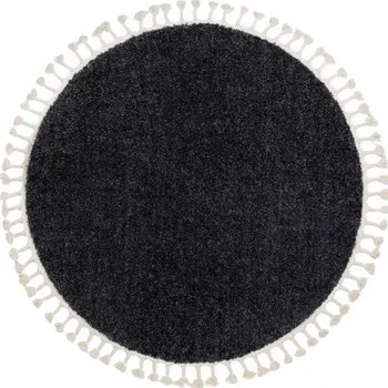 Koberec Kusový koberec Berber 9000 grey kruh 120x120 (průměr) kruh cm