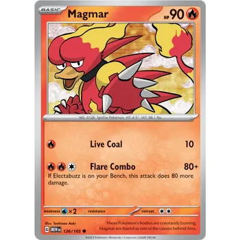 Sběratelská karetní hra Pokémon TCG Magmar 126/165
