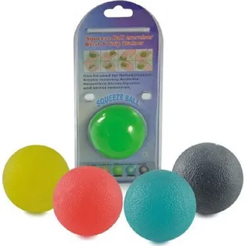 Köck sport Posilovač rukou gelový míček 5cm - různé tuhosti Tuhost: Extra tuhá - šedá (baleno v sáčku)