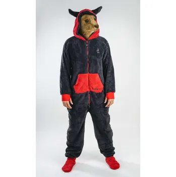 Dámský overall Dupačky teddy čert XS - černá