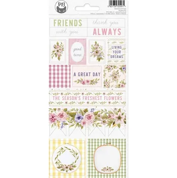 samolepka P13 Samolepky Stitched with love 2 10,5 x 23cm