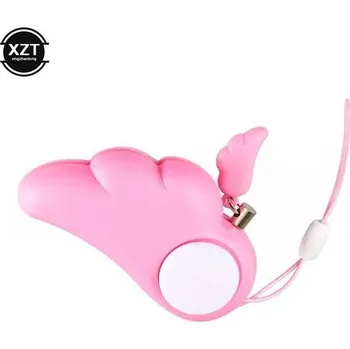 Dámská klíčenka s alarmem | 90dB - Růžová