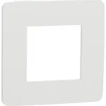 Schneider Electric NU280218 Unica Studio Color - Krycí rámeček jednonásobný, Bílý/Bílý