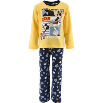 Chlapecké pyžamo Chlapecké pyžamo MICKEY MOUSE EXPLORER žluté Velikost: 128