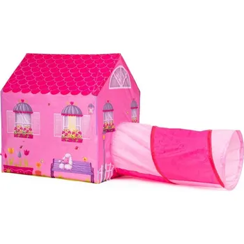 Dětský stan ECOTOYS Dětský stan na hraní s tunelem 190 x 73 x 102 cm