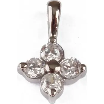 Přívěsek Dámský přívěsek ocel zirkony LJP978