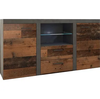 Komoda Komoda RUMBA 2F2S | 156,4 cm | old wood style/matera