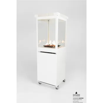 Průmyslové topidlo Sunwood Marino terasový ohřívač, bílý