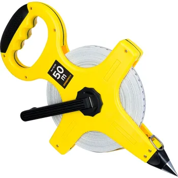 Měřící laser Pozemní měřicí pásmo Ermenrich Reel SL50 Žlutá