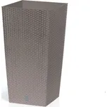 PROSPERPLAST Květináč - RATO SQUARE Rozměr: 40x40 cm, Barva: mocca