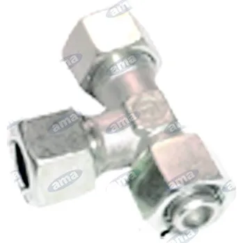 Matice A.M.A. S.P.A. T spojka 1x převlečná matice 22x1,5, 2x matice s prstenem 15 mm