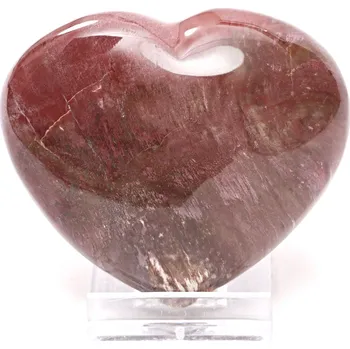 Drahý kámen Magieprirody.cz Srdce Zkamenělé dřevo 78x69 mm 250 g přírodní kámen #K1077