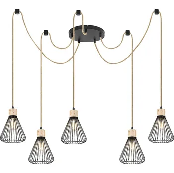 Rabalux závěsné svítidlo Farfalle E27 5x MAX 40W černá 3150