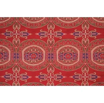 Brokát svatého Lamberta, směs hedvábí, červený, II.jakost, sartor.cz