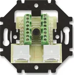 ABB 5013U-A00152 Přístroj zásuvky ISDN, průchozí, dvojnásobný