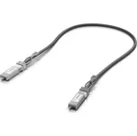 Ubiquiti DAC patch 10G - DAC kabel, SFP+, SFP, rychlost 10/1 Gbit, černý, délka 0,5m UACC-DAC-SFP10-0.5M