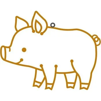 Závěsná sklíčka -17. PRASÁTKO