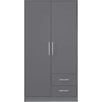 Šatní skříň Šatní skříň SMART SR3 antracit, 100 cm