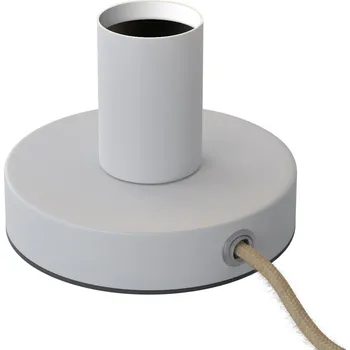 Lampička creative cables Kovová stolní lampa Posaluce Barva: Matná bílá