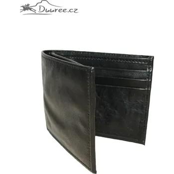 Peněženka Duuree.cz Kožená peněženka Černá Barva: Černá