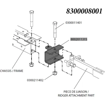 Příslušenství pro kultivátor PUBERT adaptér pro hrobkovací kit
