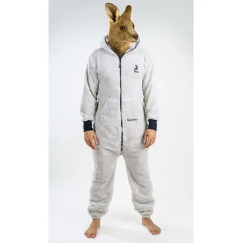 Dámský overall Dupačky teddy silver XL - šedá