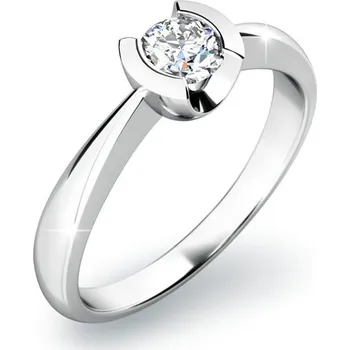 Šperk Zásnubní prsten bílé zlato 585/1000 přírodní diamant 0.250 ct G/SI ZP-10809D velikost 60