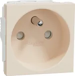 Schneider Electric NU303944E Unica - Zásuvka 250V/16A 2P+E, clonky, šroubová, Béžová