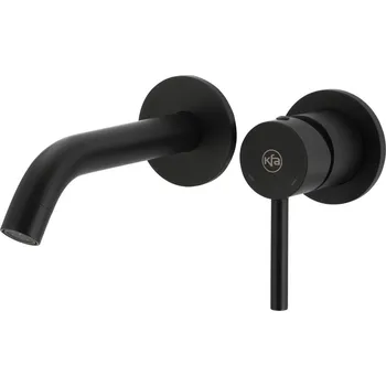 Vodovodní baterie KFA Armatura Moza umyvadlová baterie pod omítku černá 5039-810-81