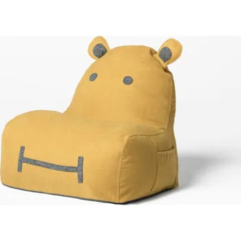 Sedací pytel Sedací vak The Brooklyn Kids HIPPO SOFT BR-9683 žlutý