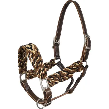 Pool's Ohlávka Diamond Design Mohair Pool's, tmavě hnědá COB