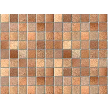 Tapeta Samolepicí fólie hnědá mozaika 45 cm x 2 m, TOSCANA BROWN 11704 / kusová dekrativní samolepící tapeta Venilia / Gekkofix
