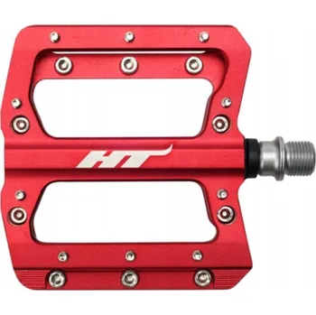 Pedál na kolo Pedály - HT AN14A - červená