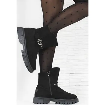 Dámská zimní obuv DnesObouvam.cz Dámské kotníkové boty J3103-1B Velikost: 37