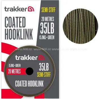 Trakker Návazcová šňůra - Semi Stiff Coated Hooklink 35lb, 15,9kg, 20m