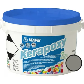 Průmyslové lepidlo Mapei KERAPOXY 113 šedá Dvousložková spárovací hmota kyselinyvzdorná 2kg 4511302