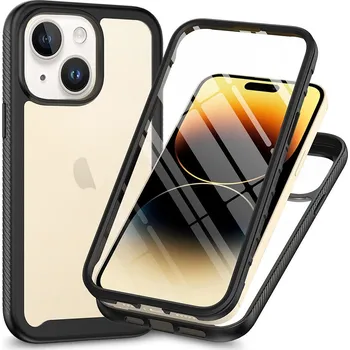 Pouzdro na mobilní telefon Pouzdro iPhone 15 Plus Techsuit - Defense360 Pro + ochrana obrazovky, černé