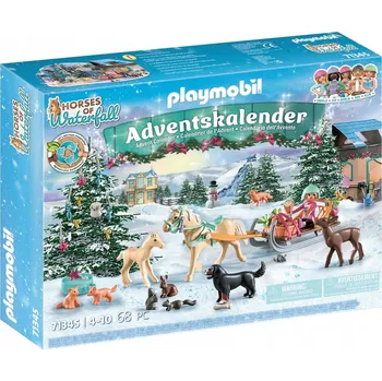 Stavebnice Playmobil Playmobil 71345 Adventní kalendář 2024 Vánoční jízda na saních