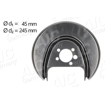 Brzdový kotouč Ochranný plech proti rozstřikování, brzdový kotouč A.I.C. 56016