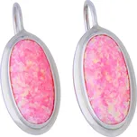 Goldstore Náušnice z bílého zlata růžové opály Váha: 3.50 g