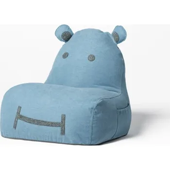 Sedací pytel Sedací vak The Brooklyn Kids HIPPO SOFT BR-9682 modrý