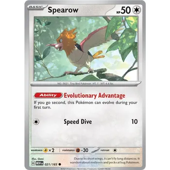 Karetní hra Pokémon TCG Spearow 021/165