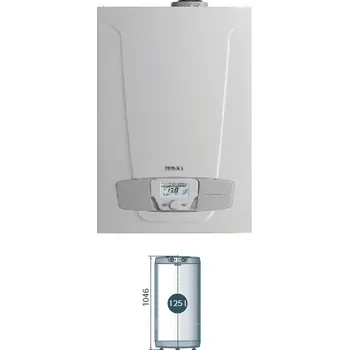 Kotel Sestava BAXI Luna Duo-Tec E 1.12 + zásobník 125l SES0552E + 3 roky záruka
