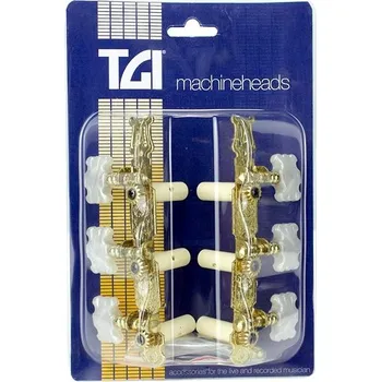 Struna pro kytaru a smyčcový nástroj TGI TG444 ladící mechanika klasická kytara zlatá