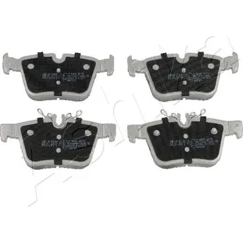 Brzdová destička Sada brzdových destiček, kotoučová brzda ASHIKA 51-00-0507