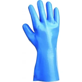 Pracovní rukavice DG UNIVERSAL 35 cm / Hladké rukavice - modrá 10