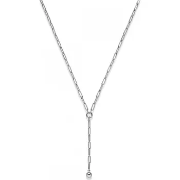 Náhrdelník Zlatý náhrdelník zakončený kuličkou Anabelle Materiál šperku: Bílé zlato